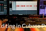 A demonstration of editing an audiobook in Cubase