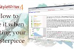 Setting up StyleWriter 4 for editing Novels